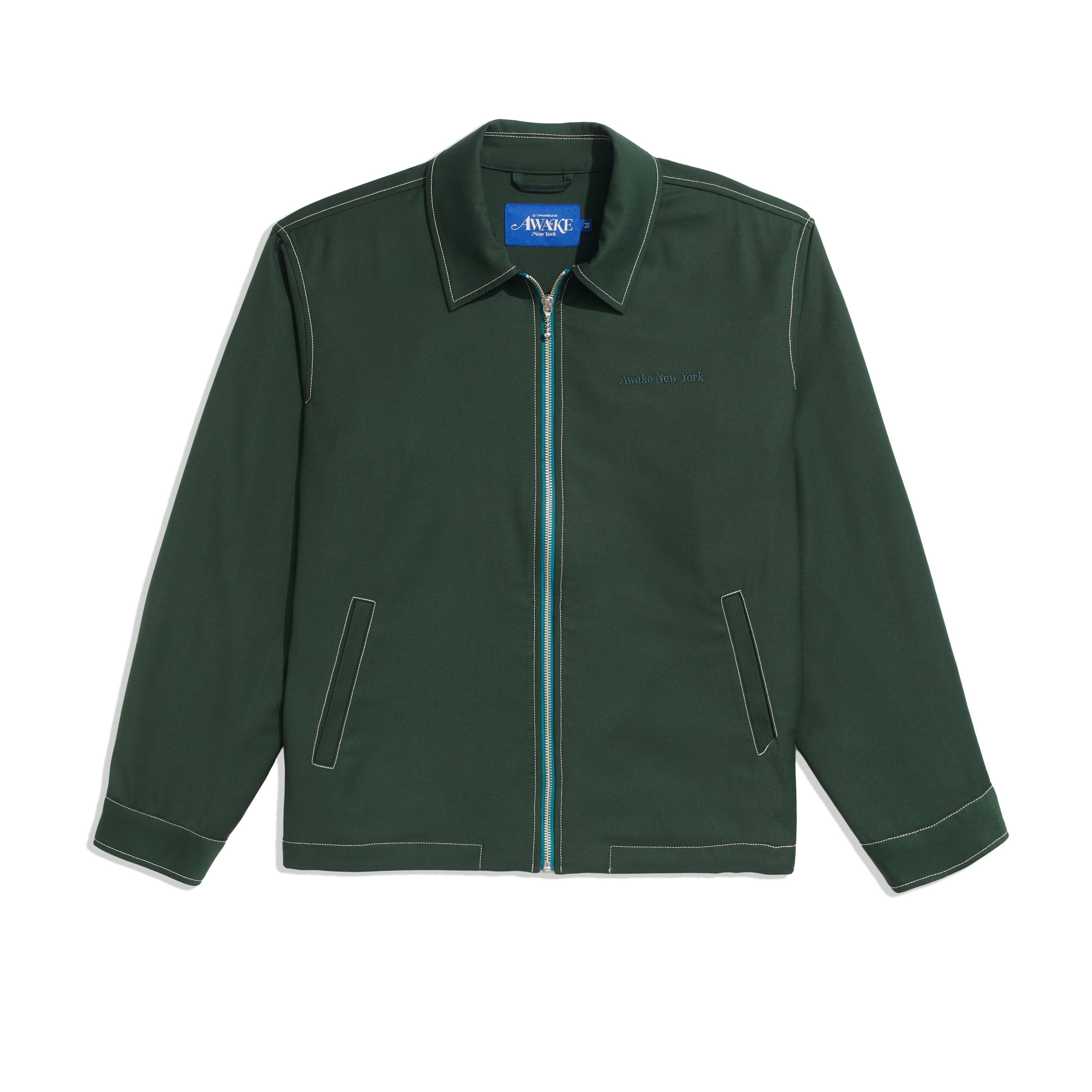 Lightweight Wool Harrington Jacket sold by Awake