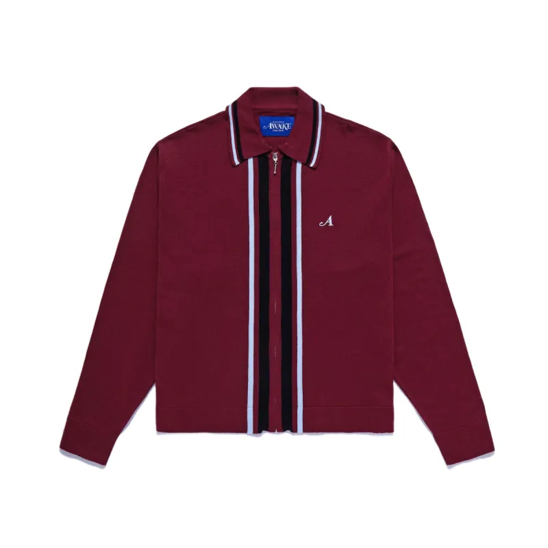 Contrast Stitch Full Zip Cardigan made by Awake