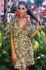 Animal Print Frill Wrap Dress sold by AX Paris