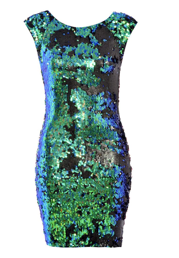 Iridescent Sequin Bodycon Dress sold by AX Paris product image thumbnail 5