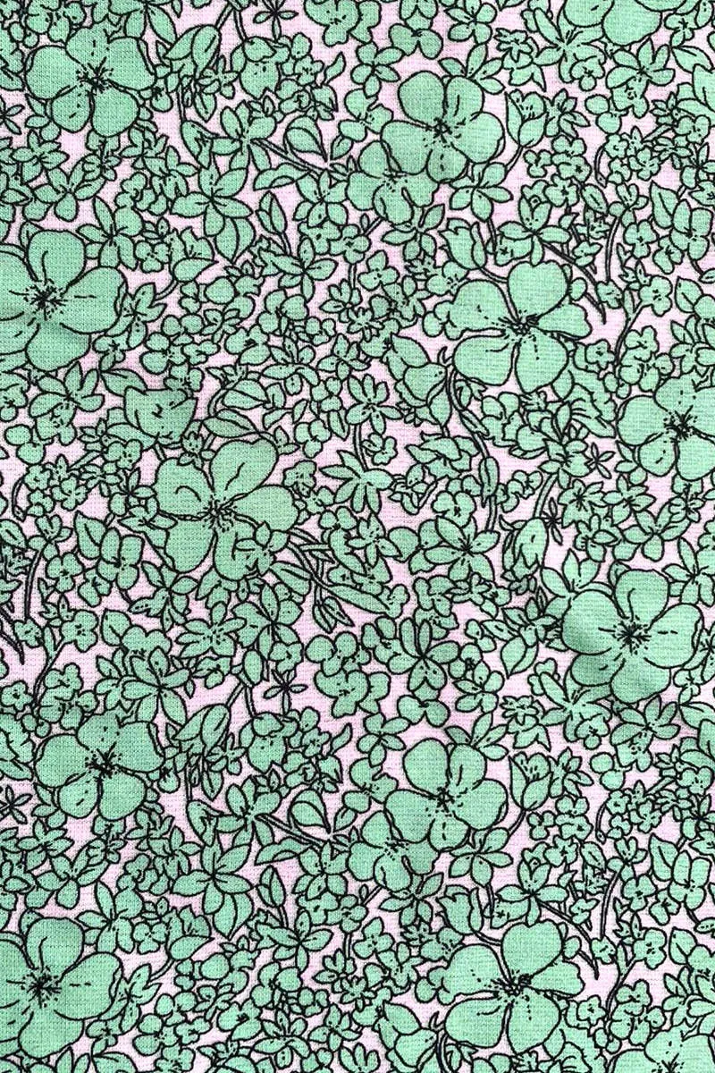 Green Printed Bardot Style Midi Dress sold by AX Paris product image thumbnail 5