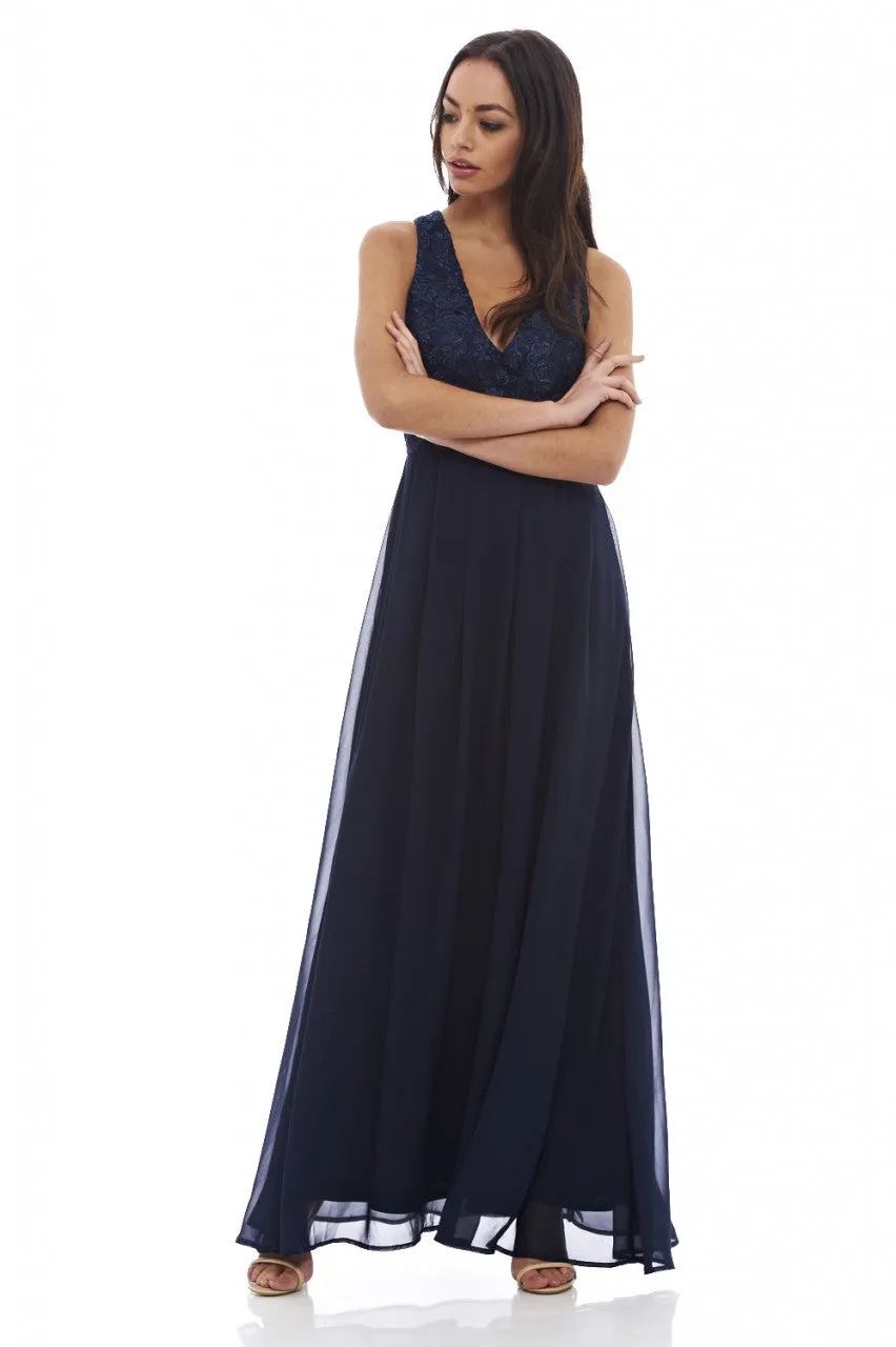 Lace Top Maxi Dress sold by AX Paris