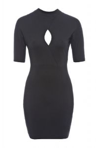 Short Sleeved Keyhole Bodycon Dress sold by AX Paris