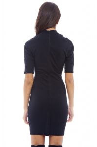 Short Sleeved Keyhole Bodycon Dress sold by AX Paris
