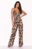 Leopard Print Jumpsuit With Slinky Straps sold by AX Paris