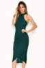 Teal Lace Wrap Dress sold by AX Paris