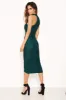 Teal Lace Wrap Dress sold by AX Paris