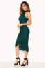 Teal Lace Wrap Dress sold by AX Paris