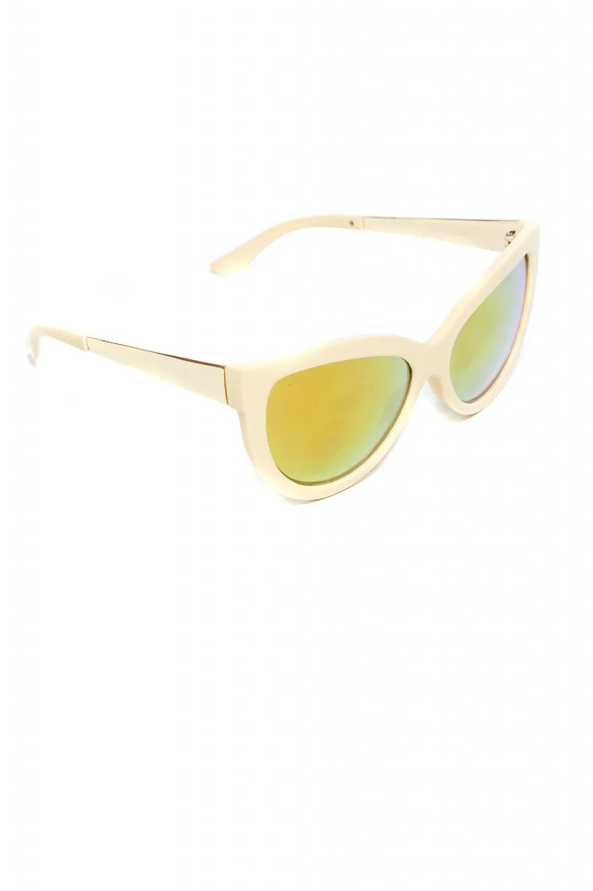 Metallic Cat Eye Sunglasses sold by AX Paris product image thumbnail 4