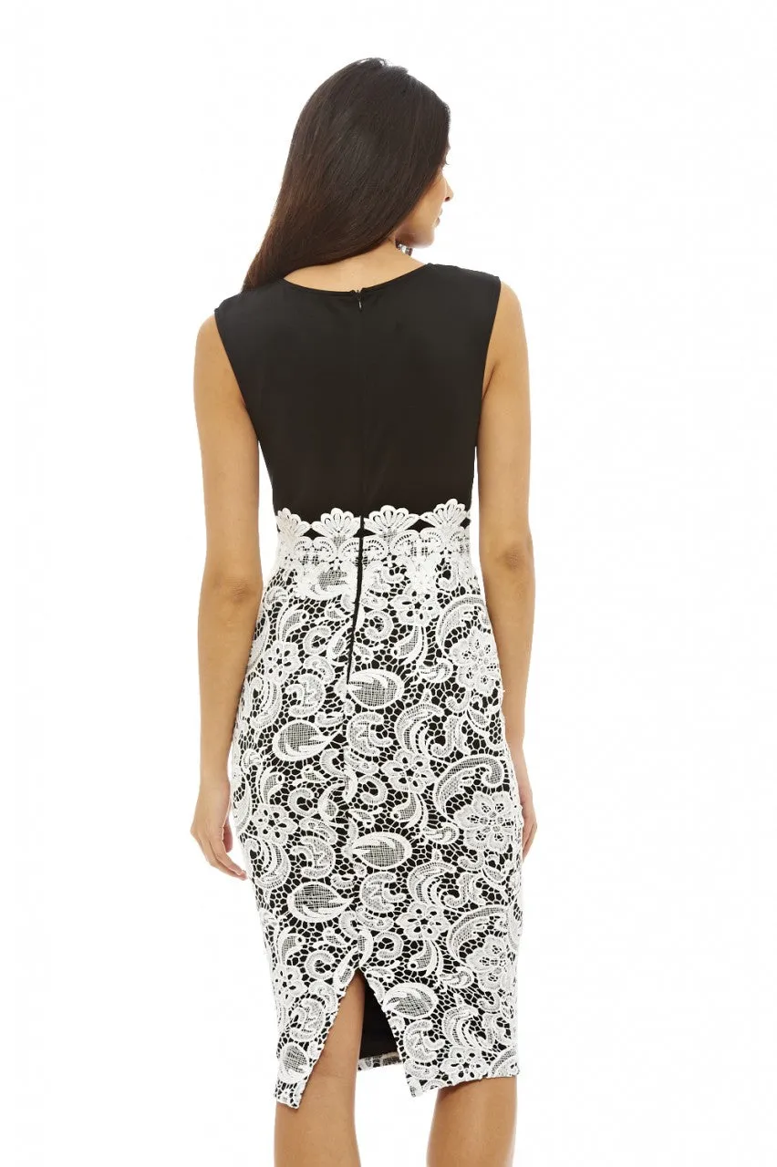 Lace Bodycon Midi Dress sold by AX Paris product image thumbnail 3