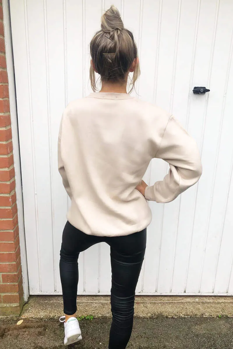 Stone Red Lips Sweatshirt sold by AX Paris product image thumbnail 3