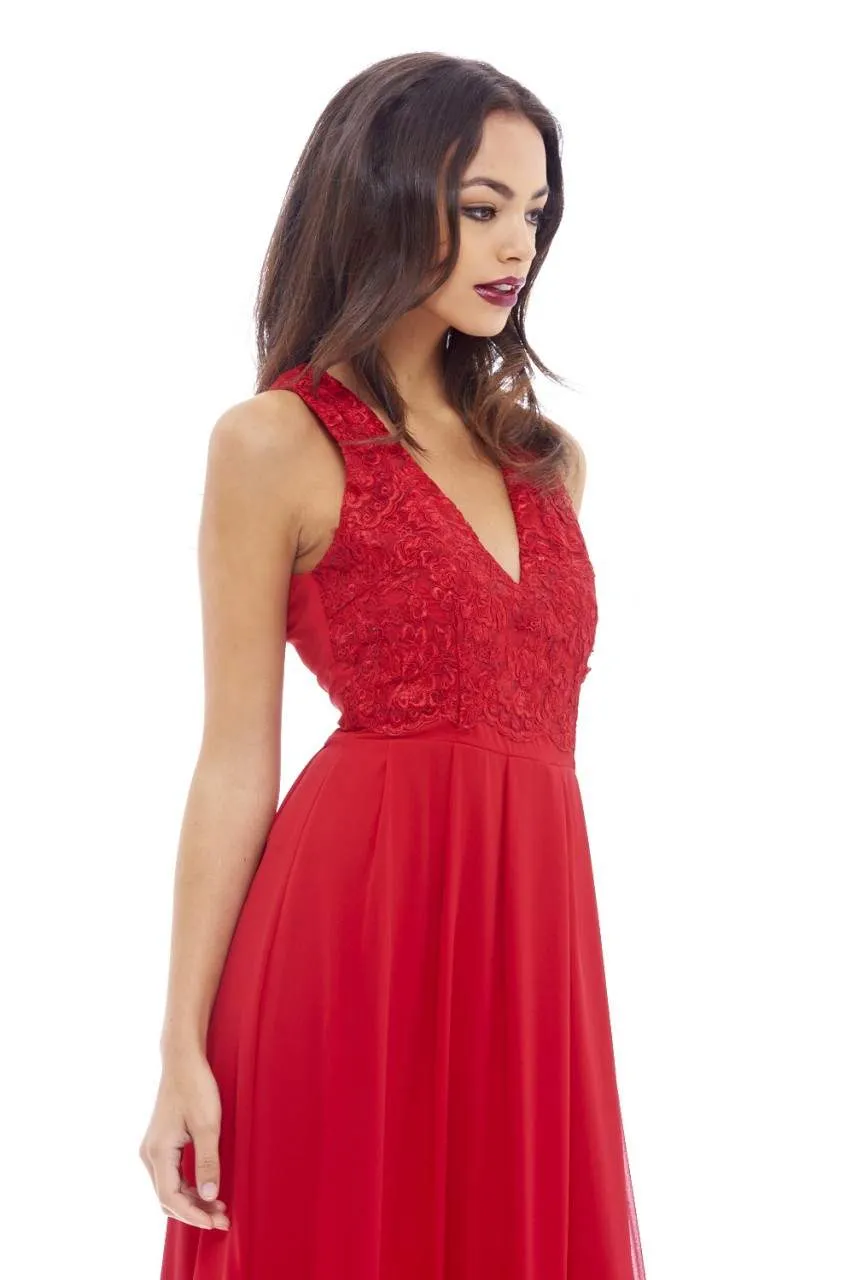 Lace Top Maxi Dress sold by AX Paris product image thumbnail 3