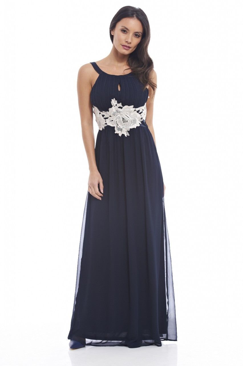 High Front Crochet Detail Maxi Dress sold by AX Paris product image thumbnail 2