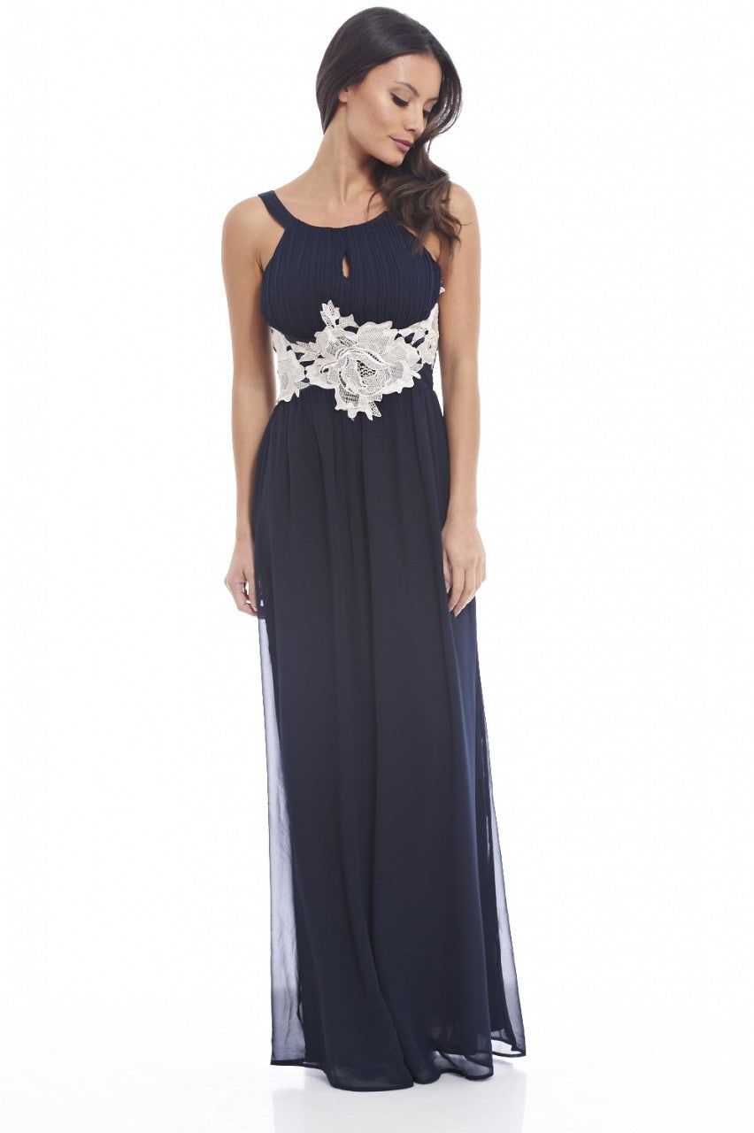 High Front Crochet Detail Maxi Dress sold by AX Paris product image thumbnail 3