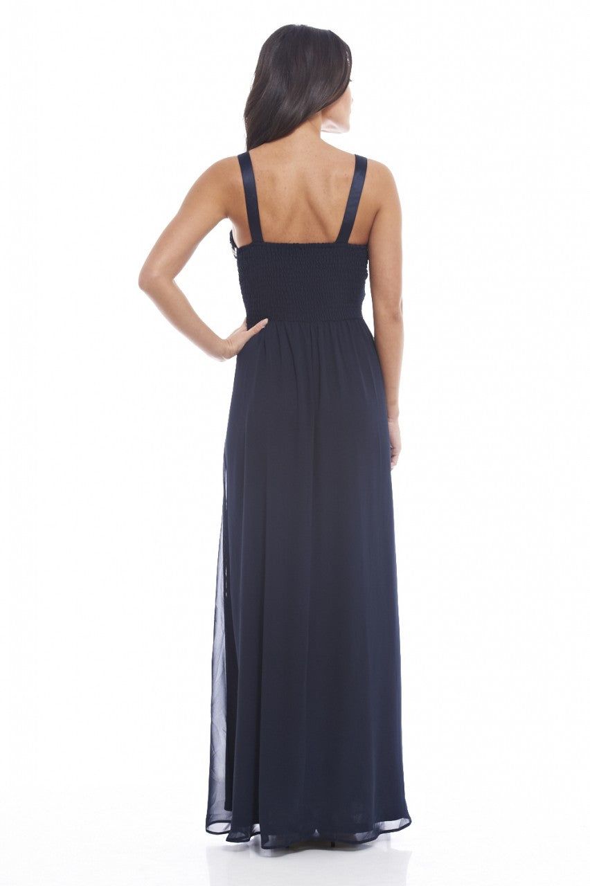 High Front Crochet Detail Maxi Dress sold by AX Paris product image thumbnail 4