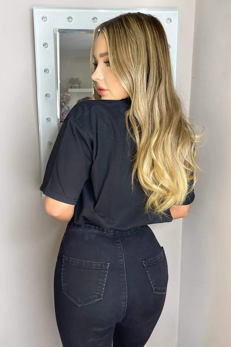 Black California Printed T-Shirt sold by AX Paris product image thumbnail 4