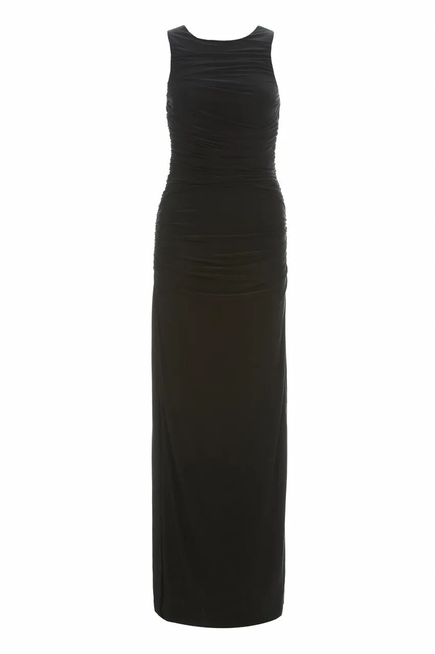 High Neck Ruched Maxi Dress sold by AX Paris product image thumbnail 5