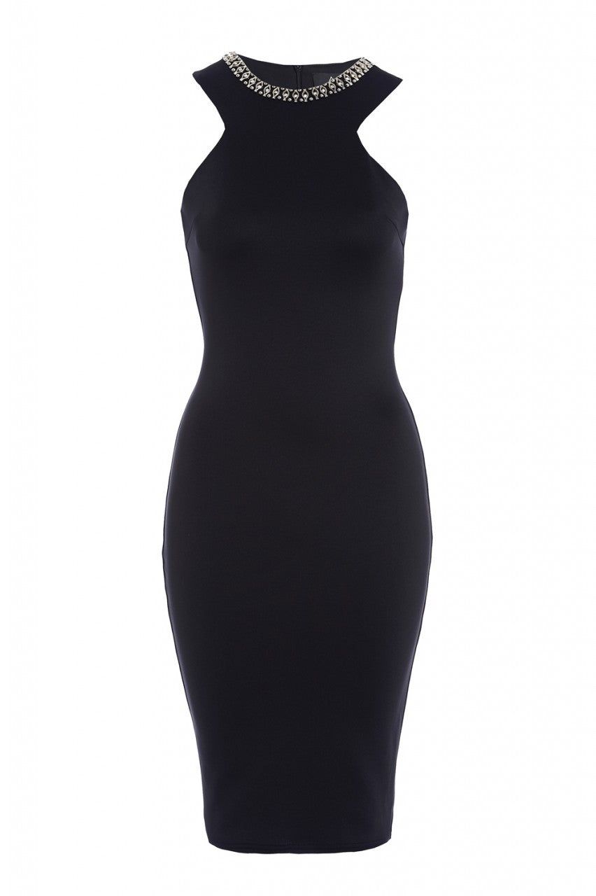 Embellished Neckline Bodycon Dress sold by AX Paris product image thumbnail 4