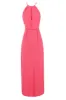 Coral Halterneck Strappy Lace Detail Maxi Dress sold by AX Paris