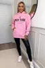 Pink New York Slogan Hoodie sold by AX Paris