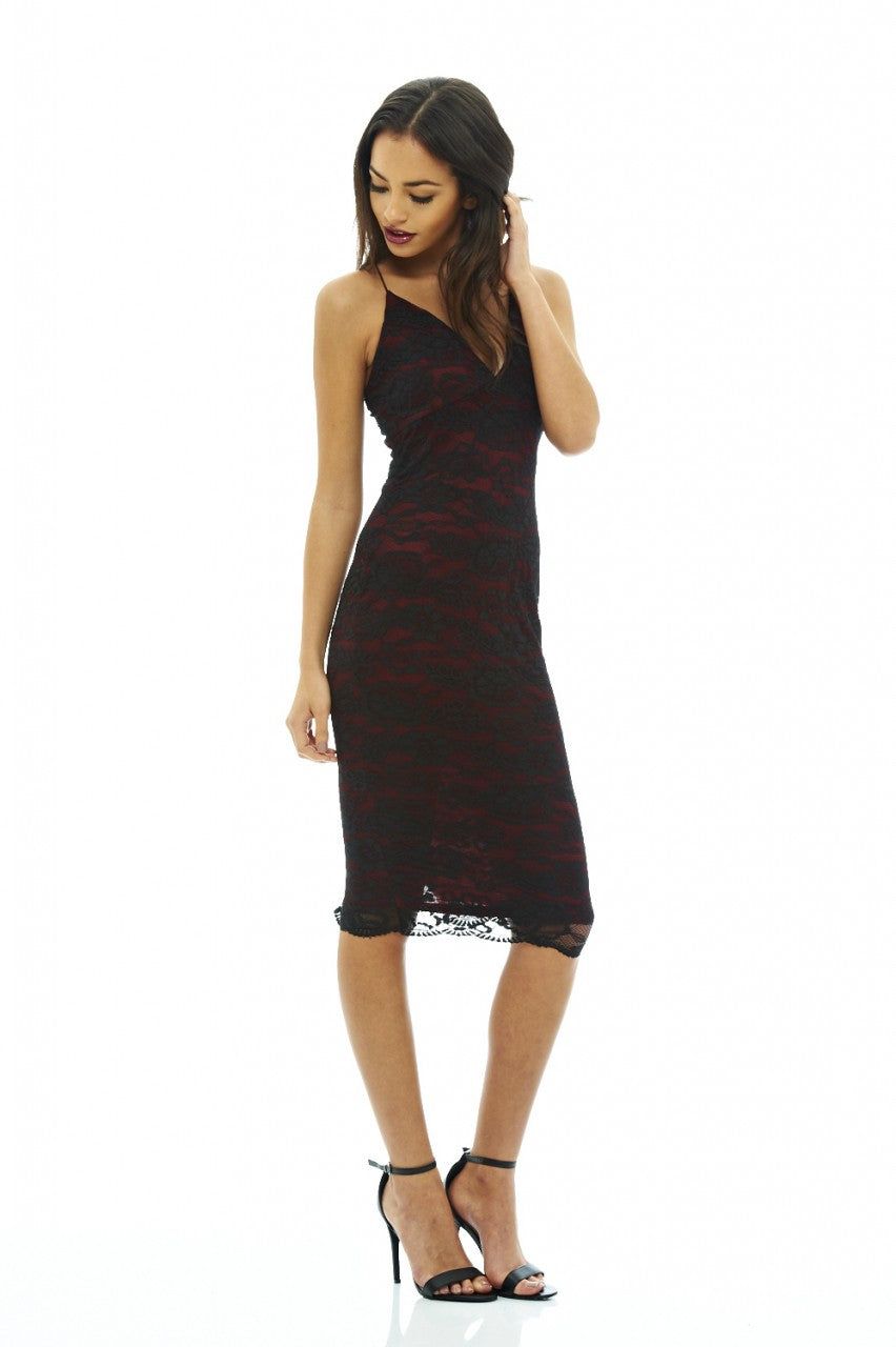 Lace Strappy Bodycon Dress sold by AX Paris product image thumbnail 2
