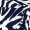 Navy And Cream Zebra Printed 3/4 Sleeve Mini Wrap Dress sold by AX Paris product image thumbnail 5