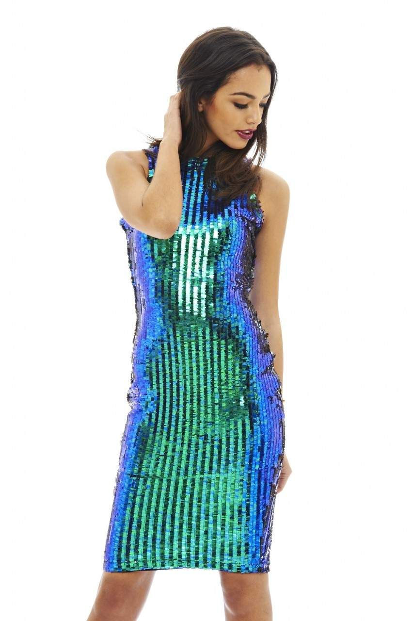 Sequin Covered Bodycon Dress sold by AX Paris