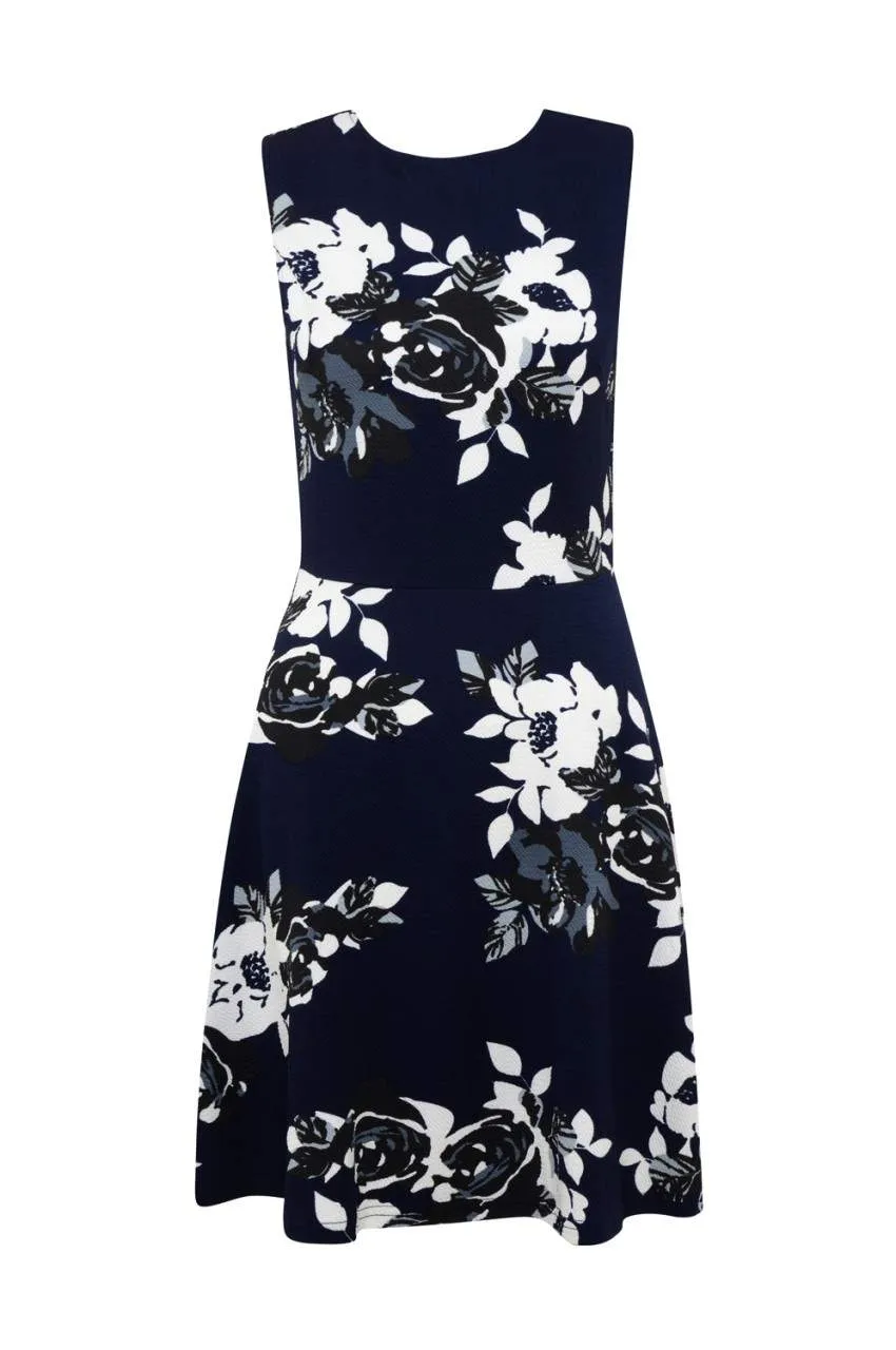 Sleeveless Floral Skater Mini sold by AX Paris product image thumbnail 5