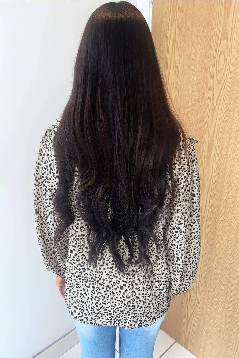 Multi Animal Print Ruffle Blouse sold by AX Paris product image thumbnail 3