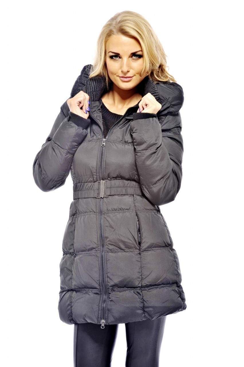 Padded Bomber Belted Coat sold by AX Paris product image thumbnail 4