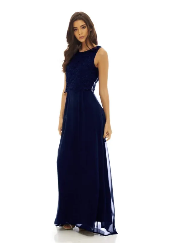 Crochet Overlay Maxi Dress sold by AX Paris