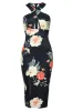Floral Cross Front Midi Dress sold by AX Paris