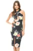 Floral Cross Front Midi Dress sold by AX Paris