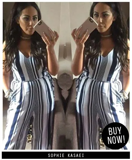 Striped Culotte Jumpsuit sold by AX Paris product image thumbnail 5