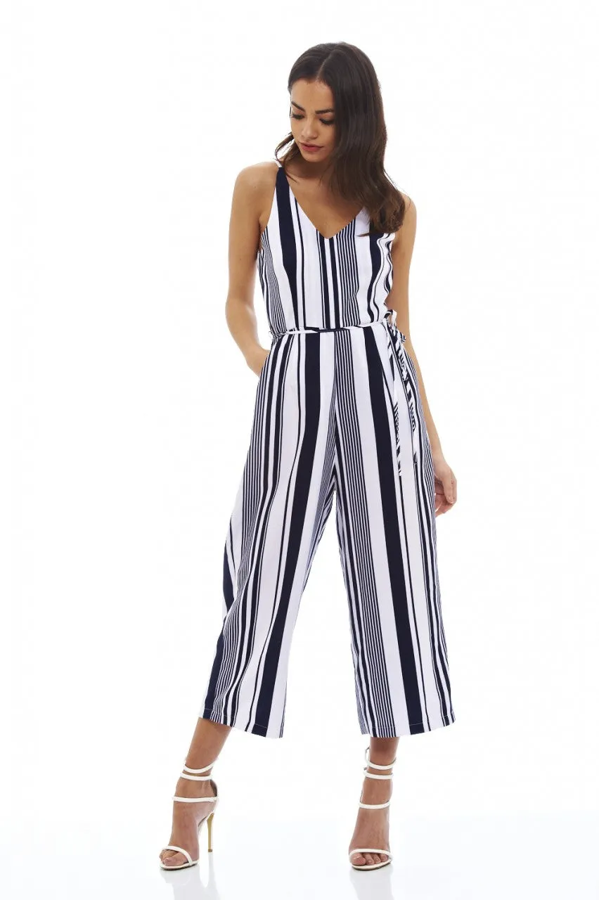Striped Culotte Jumpsuit sold by AX Paris product image thumbnail 2