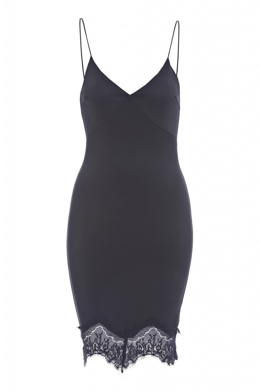 Lace Scallop Hem Plunge Front Dress sold by AX Paris product image thumbnail 5