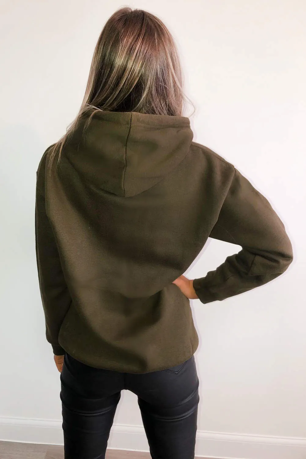 Khaki Pacific Coast Hoodie sold by AX Paris product image thumbnail 4