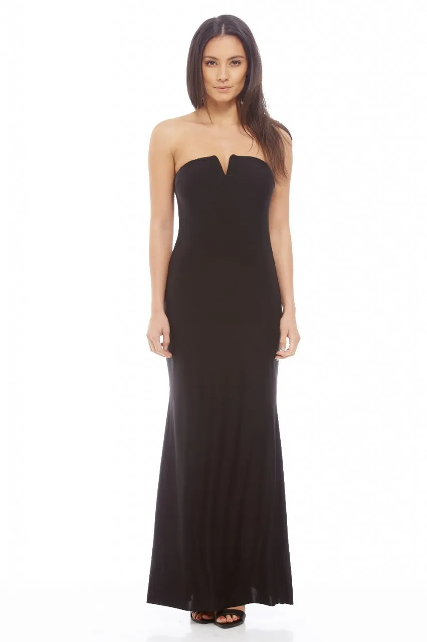 Notch Slinky Maxi Dress sold by AX Paris product image thumbnail 2