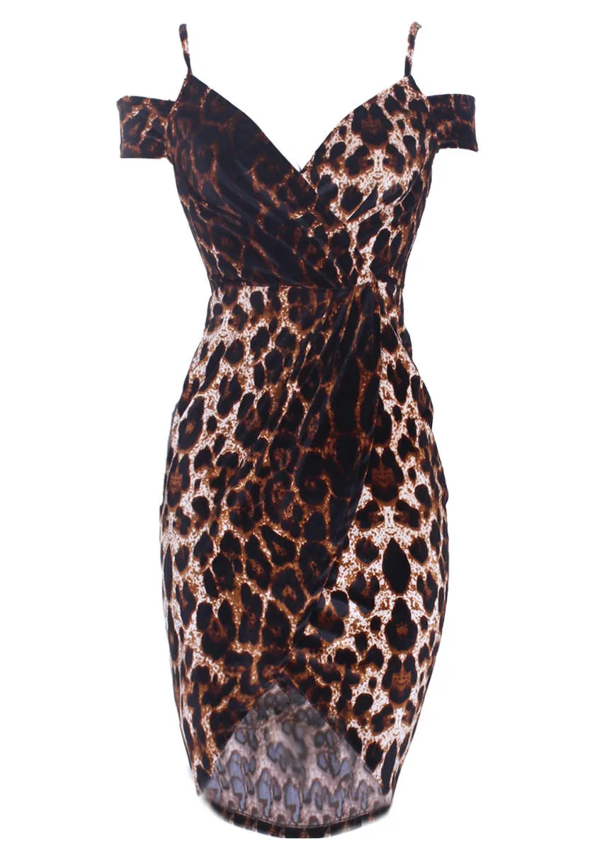 Multi Strappy Off The Shoulder Wrap Dress sold by AX Paris product image thumbnail 4