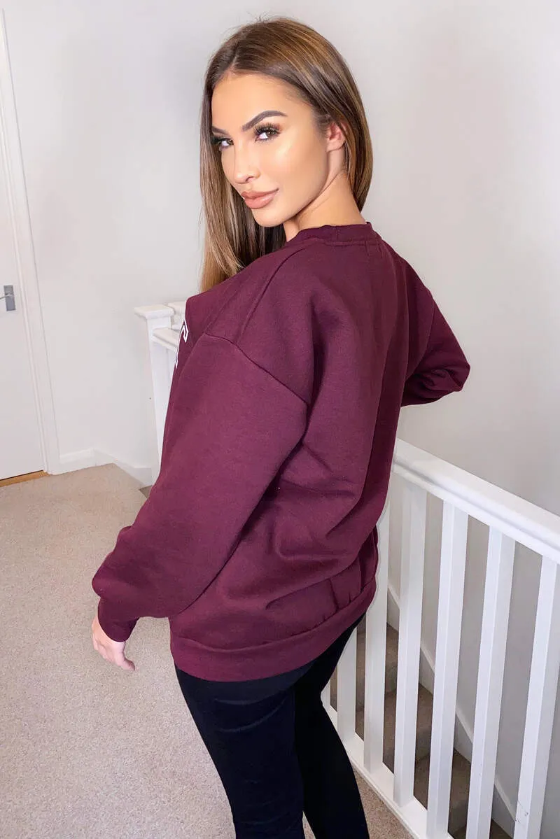 Wine Saint Sweatshirt sold by AX Paris product image thumbnail 5