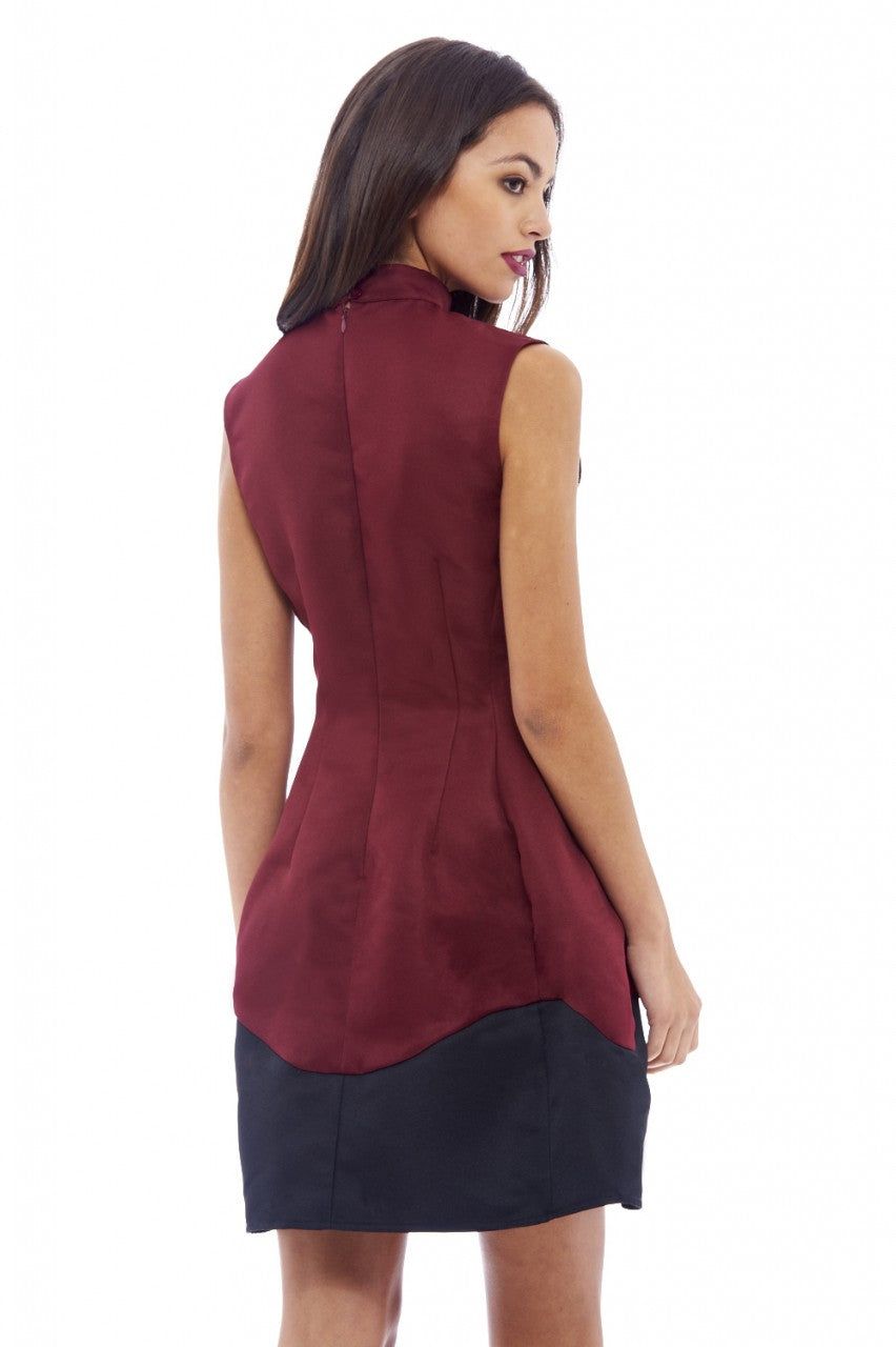 High Neck Wave Skater Dress sold by AX Paris product image thumbnail 4