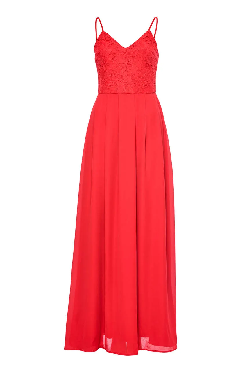 Red Crochet Maxi Dress sold by AX Paris product image thumbnail 4