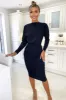 Black Wide Neck Ruched Bodycon Dress sold by AX Paris