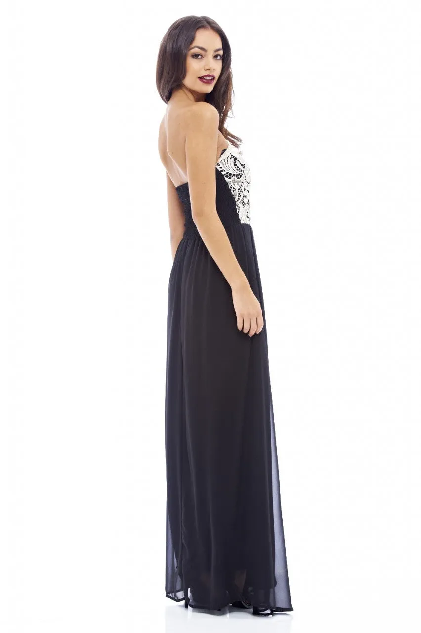 Crochet Boobtube Maxi Dress sold by AX Paris product image thumbnail 3