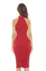 Red  Midi    Dress with Cut Out Neck sold by AX Paris