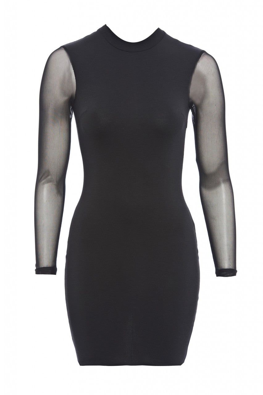 Mesh Arm Bodycon Dress sold by AX Paris product image thumbnail 5