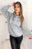 Grey Saint Oversized Hoodie sold by AX Paris