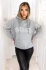 Grey Saint Oversized Hoodie sold by AX Paris