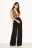 2 in 1 Leopard Print Wrap Top Jumpsuit sold by AX Paris