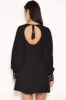 Black Pearl Detailed Mini Dress sold by AX Paris